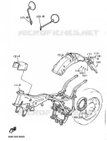 PIÈCES OPTIONNELLES   PARTIE CYCLE pour Yamaha VIRAGO 1988