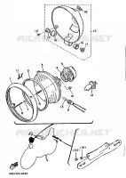 ALTERNATIVE PHARE pour Yamaha VIRAGO 1988