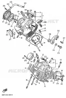 CULASSE pour Yamaha VIRAGO 1988