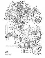 ADMISSION pour Yamaha VIRAGO 1988
