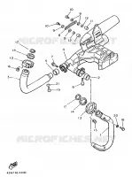 ECHAPPEMENT pour Yamaha VIRAGO 1988