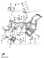CADRE pour Yamaha VIRAGO 1988