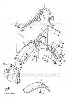 GARDE BOUE pour Yamaha VIRAGO 1988