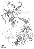 ARBRE A CAMES / CHAINE DE DISTRIBUTION pour Yamaha VIRAGO 1995