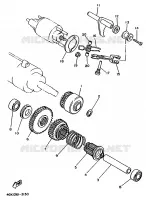 EMBRAYAGE DE DEMARREUR pour Yamaha VIRAGO 1995