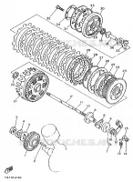 EMBRAYAGE DE DEMARREUR pour Yamaha VIRAGO 1995