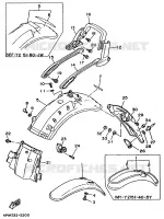 GARDE BOUE pour Yamaha VIRAGO 1995