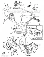 RESERVOIR A ESSENCE pour Yamaha VIRAGO 1995