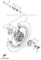 ROUE AVANT pour Yamaha VIRAGO 1995