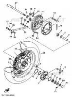 ROUE ARRIERE pour Yamaha VIRAGO 1995