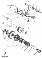 EMBRAYAGE DE DEMARREUR pour Yamaha VIRAGO 1995