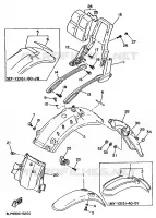 GARDE BOUE pour Yamaha VIRAGO 1995