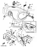 RESERVOIR A ESSENCE pour Yamaha VIRAGO 1995