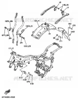 PIÈCES OPTIONNELLES   PARTIE CYCLE pour Yamaha VIRAGO 1995