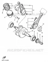 VILEBREQUIN / PISTON pour Yamaha VIRAGO 1996