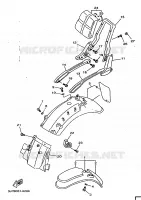 GARDE BOUE pour Yamaha VIRAGO 1996