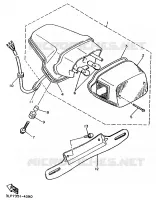 FEU ARRIERE pour Yamaha VIRAGO 1996