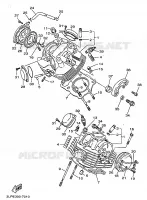 CULASSE pour Yamaha VIRAGO 1997
