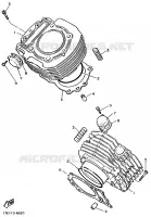 CYLINDRE pour Yamaha VIRAGO 1997