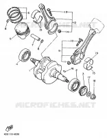 VILEBREQUIN / PISTON pour Yamaha VIRAGO 1997