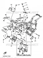 CADRE pour Yamaha VIRAGO 1997