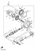 CARDAN / COUPLE CONIQUE pour Yamaha VIRAGO 1997