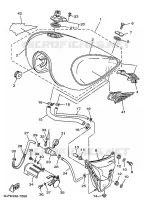 RESERVOIR A ESSENCE pour Yamaha VIRAGO 1997