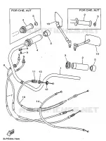 GUIDON ET CABLES pour Yamaha VIRAGO 1997