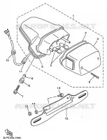FEU ARRIERE pour Yamaha VIRAGO 1997
