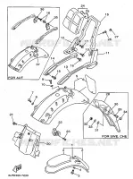 GARDE BOUE pour Yamaha VIRAGO 1997