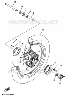 ROUE AVANT pour Yamaha VIRAGO 1997