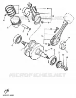 VILEBREQUIN / PISTON pour Yamaha VIRAGO 1997
