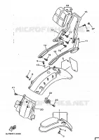 GARDE BOUE pour Yamaha VIRAGO 1997