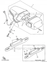 FEU ARRIERE pour Yamaha VIRAGO 1998