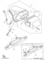 FEU ARRIERE pour Yamaha VIRAGO 1998