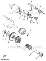 EMBRAYAGE DE DEMARREUR pour Yamaha VIRAGO 1998