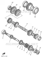 TRANSMISSION pour Yamaha VIRAGO 1998