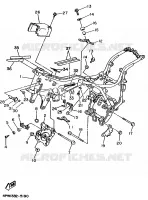 CADRE pour Yamaha VIRAGO 1998