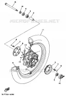 ROUE AVANT pour Yamaha VIRAGO 1998