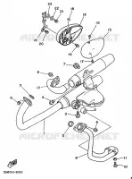 ECHAPPEMENT pour Yamaha VIRAGO 1997