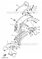 GARDE BOUE pour Yamaha VIRAGO 1997