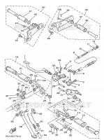 SUPPORT / REPOSE PIEDS pour Yamaha VIRAGO 1997
