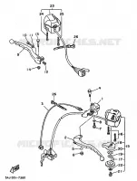 COMMODO / LEVIER pour Yamaha VIRAGO 1997