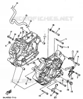 CARTER MOTEUR pour Yamaha VIRAGO 1998