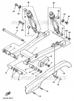 BRAS OSCILLANT / AMORTISSEUR pour Yamaha VIRAGO 1998