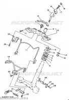 DIRECTION pour Yamaha VIRAGO 1998