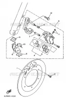 ETRIER DE FREIN AVANT pour Yamaha VIRAGO 1998