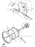 PHARE  pour Yamaha VIRAGO 1998