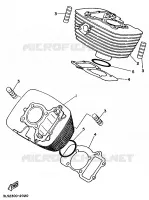 CYLINDRE pour Yamaha VIRAGO 1998
