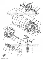 EMBRAYAGE DE DEMARREUR pour Yamaha VIRAGO 1998